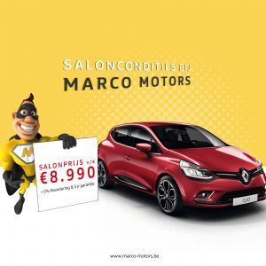 Renault Clio - saloncondities 2018 Renault Clio - saloncondities 2018