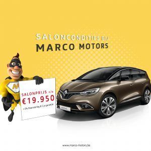 Renault Grand Scenic - saloncondities 2018 Renault Grand Scenic - saloncondities 2018