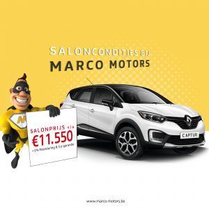 Renault Captur - saloncondities 2018 Renault Captur - saloncondities 2018