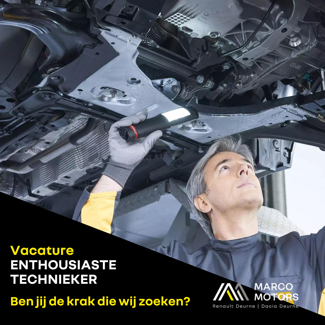 Vacature enthousiaste mechanicien