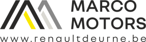 Nieuwe huisstijl logo Marco Motors - Renault Deurne (Antwerpen)