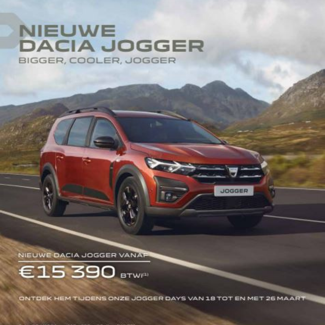 Dacia Jogger 2022 in het arizona oranje