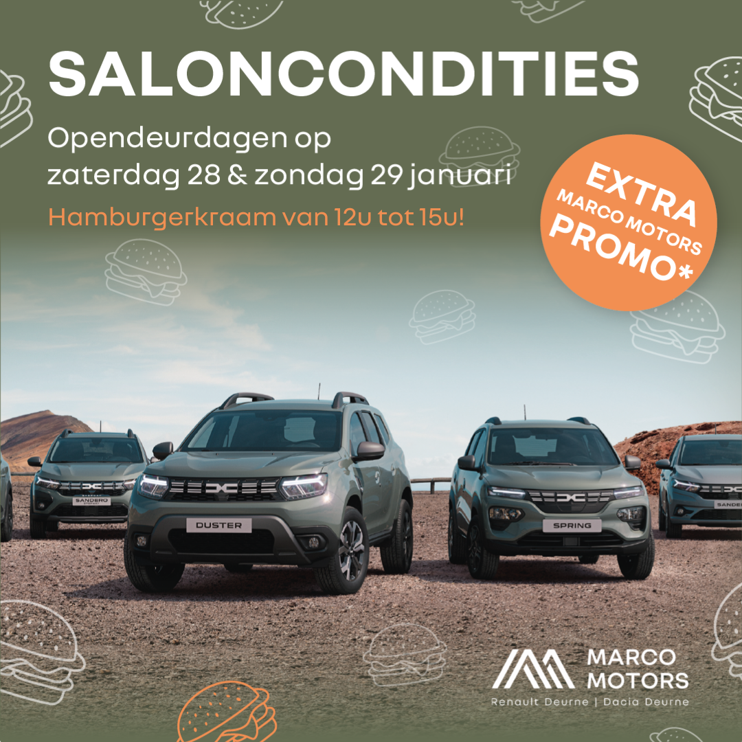 opendeurdag - dacia deurne - hamburger - saloncondities