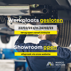 garage marco motors Renault Deurne sluitingstijden